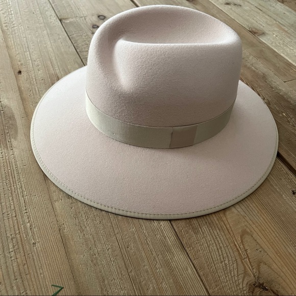 Rag & Bone Zoe Wool Fedora Hat Ribbon Trim Size Large NWT - Picture 2 of 6